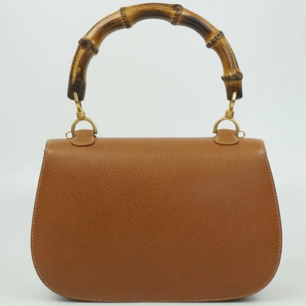 Gucci Bamboo Handbag Brown Shoulder Bag Crossbody